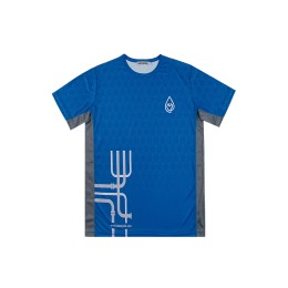 Manufacturing of short-sleeved round neck T-shirts with sublimation, side mesh splicing, Jinqiao Engineering, water pipe engineering repair, gradient printing T1119 Manufacturing of short-sleeved round neck T-shirts with sublimation, side mesh splicing, Jinqiao Engineering, water pipe engineering repair, gradient printing T1119